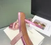 Amina muaddi strass Catena pantofole a punta quadrata Sandali con tacco a spillo 11 cm designer di lusso da donna Sandali di alta qualità Scarpe da damigella d'onore per feste da sera