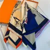 Eşarp manuel el haddelenmiş dimi ipek eşarp kadınlar boya at baskısı moda kare eşarplar moda çok yönlü echarpes femme wrap bandana hijab 90cm