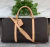 Mode Mannen Vrouwen Reizen Duffle Design Tassen Luxe Merk Designer Bagage Handtassen met Slot Grote Capaciteit Sporttas Maat 54CM