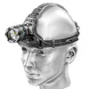 Lâmpadas de cabeça xhp50 led sensor farol à prova dwaterproof água cabeça luz recarregável pesca pesquisa acampamento cabeça lanterna zoom hkd230922