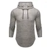 Herren Hoodies 2023 Produkt Fitness Langarm Hoodie Sport Freizeit Kordelzug Puffy Pullover Sweatshirt