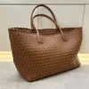 Cabat Weave Tote Torka na zakupy duże torebki torebka zamek błyskawiczny oryginalny designerski designer