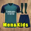 Conjunto completo 23 24 SMITH ROWE SKA camisas de futebol MARTINELLI TIERNEY 2023 2024 camisa de futebol Homens ODEGAARD artilheiro G.JESUS FABIO VIEIRA homens crianças criança goleiro ÍCONE