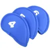 Autres produits de golf 10pcs / set fer tête couvre club de protection noir rouge bleu protecteur accessoires 230922