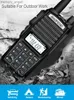 Walkie Talkie Real 8W Портативное FM-радио Walkie Talkie Baofeng UV-82 Dual PTT Двусторонняя ОВЧ УВЧ Приемник любительских радиостанций UV 82 Передатчик UV-5R 9R HKD230922