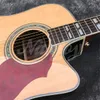 Cutaway Solid Spruce Songwriter Acoustic Guitar 41 Inches Rosewood Body Electric Guitar