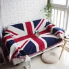 Koce UK USA Flagowa mata amerykańska okładka Bedspread Star Cover Cover Botton Air Pensding Decor Tobestry Rzut Stany Zjednoczone HKD230922