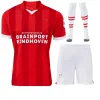 PEPI 23 24 maillots de football rouges à domicile 2023 2024 Hazard FABIO Silva loin troisième chemises de football bleues hommes kit enfants ensembles uniformes