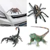 3D паук, ящерица, скорпион, автомобильная наклейка, животное, автомобильное зеркало, бампер, наклейка, Декор, водостойкая, высокая липкость159N