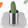 220 V Commerści Electric Vegeble Maszyna krojenia marchewkowa Ziemniak Cebula ziarniste sześcianu cięcia robota kuchenna