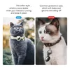 Dog Collars For Air Tag Cat Collar Kitten Breakaway With Silicone Holder Girl Boy Cats Green