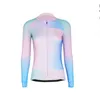 Rowerowe koszulki Zestawy Lady Long Rleeve Gel Oddychający rower mundur wyścigowy sportowy rower górski 230922