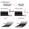 Falska ögonfransar Easy Fan Lashes Extension DIY 3D5D10D20D Faux Mink Blooming Eyelash Extensions 003005007010 Auto Fanning Makeup Lashes 230921