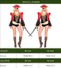 Ny Halloween Party Caribbean Pirate Female Pirate Costume DS Performance Dress European och American Game Uniform