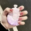 False Nails 24pcsかわいいハートデザインの短いプレススイートスタイルゼリージェル/接着剤リムーバブル保存時間nn