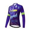 Rowerowe koszulki Zestawy Lady Long Rleeve Gel Oddychający rower mundur wyścigowy sportowy rower górski 230922