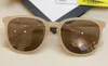 제곱 선글라스 0154 하바나 갈색 음영 디자이너 선글라스 음영 UV400 안경 유니퇴행 상자