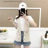 Women's Vests Summer Sexy Hollow Out Lace Top Vest Sleeveless Waistcoat Women Crochet Tops Open Stitch Cardigan Boho Beach Chalecos Para Mujer L230922