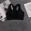 Yoga outfit kvinnor sport bh topp push up fitness underkläder sport toppar för andningsbar löpning Vest Gym Wear Kvinna