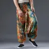 Männer Hosen Männer Tie-dye Baggy Low Drop Schritt Lose Streetwear Jogginghose Männliche Oversize Jogging Hose Nepal Boho flüssigkeit