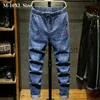 Herenjeans Plus Size 7XL 8XL 9XL 10XL Herenmode Jeans Streetwear Harembroek Grote zak Stretch Casual denimbroek Mannelijk merk J230922