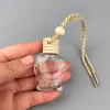 6ml10ml bouteilles de parfum pendentifs divers pendentifs de voiture bouteilles vides huiles diffuseurs petites bouteilles en verre accessoires huile essentielle amour coeur forme carrée