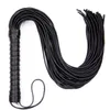 Chicotes colheitas 68cm couro genuíno borla cavalo chicote com alça flogger chicotes equestres ensino treinamento equitação chicotes 230921