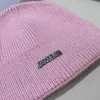 Chapéu de malha de inverno para mulheres designer gorro quente à prova de vento casal chapéu de malha para homens moda presente de natal