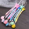 Baby Personalized Pacifier Clips Silicone Pacifier Chains Teether Teething Chain Nipple Clip Chew Toys