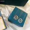 Luxury Brand Pendant Necklaces S925 Sterling Silver Hollow Rose Flower Charm Short Chain Designer Jewelry For Women296s