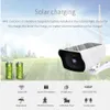 IP-camera's AZISHN 1080P IP-camera WIFI Draadloos zonnepaneel Batterij Beveiligingscamera 2MP PIR Tweeweg audio Waterdichte bewakingscamera 230922