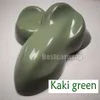 khaki green Gloss Vinyl wrap FOR Car Wrap with air Bubble vehicle wrap covering stickers With Low tack glue 3M quality 1 52x2309J