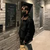 Kurtki męskie kurtka zimowa męska ciepła moda zagęszczona czarna jagnięcinowa kurtka włosa męska menu streetwear koreańsko luźne gęste gęste płaszcz męskie ubrania m-2xl J230922
