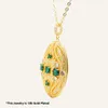 Emerald Diamond Necklace Bling Necklace Diamond Pendant Necklace Gold Popular Necklaces Love Chain Luxury Jewelry Ornate Jewelsice Necklacebling Necklace Man