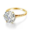 Anneaux de mariage Szjinao massif certifié 12mm 6ct bague ronde pour femmes 925 argent diamant Test Pas s vente de bijoux 230921
