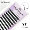 Falsche Wimpern YY Design Eye Lashes Extensions CD Schwarz Soft Invividual Falsche Wimpern Y-Form Volume Lashes Tool 814 mm Mix Extension Lashes 230921