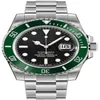 Rengör Kermit CF VR3235 Automatisk kronograf Mens Watch 41mm Starbucks Green Ceramics Bezel Black Dial 904L Steel Oystersteel BRAC2555