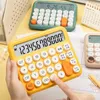 Calculators Boutique Stationery Small Square Calculator Student Voice Computer Machine Office Calculator Large Lcd Dual Portable 230922