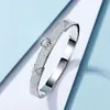 Braccialetti con ciondoli Wong Rain Luxury Solid Argento sterling 925 Zaffiro bianco Pietra preziosa Placcato oro 18 carati Bracciale unisex di base Gioielleria raffinata all'ingrosso 230922