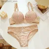 Bras Setler Kadın iç çamaşırı artı beden sutyen set seksi iç çamaşırı kadın balette yumuşak tank mahsul üst dantel külot brassiere yay brifs q230922