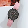 Horloges 2023 digitaal quartz horloge voor dames mode mat lederen band prachtig veelzijdig