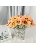 Decorative Flowers 1Pc Artificial Gerbera Flower Calla Lily Bouquet For Wedding Bridal Home Decoration
