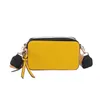 Дизайнерские сумки на ремне Роскошные снимки Маленькая сумка в стиле камеры Кожаные женские сумки Двойная застежка-молния через плечо Женская съемная регулируемая сумка с лямками