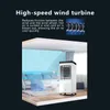 Portable household cooling air conditioner touch remote control fan cooling electric floor fan cooling water air conditioner