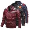 Männer Leder Faux Punk Stil Jacke PU Männer Mode Kleidung Herbst Mantel Motorrad Künstliche Hohe Qualität 230922