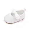 First Walkers Spring And Autumn Princess Bow Breathable Non Slip Soft Sole Baby Girl Flat Bottom Casual Walking Shoes