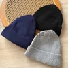 Gorro/bonés de caveira polo urso bordado malha gorro com punho chapéu de inverno x0922