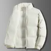 メンズダウンパーカープラスメンズフリース裏地ジャケットパフジャケットが厚く暖かい綿パッド入り秋の冬スタンドカラーカジュアルコート230921