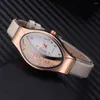 Wristwatches Exquisite Style Women Watches Luxury Diamond Fashion Quartz Clock Creative Ladies Oval Small Dial Watch Montre