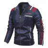 Hommes en cuir Faux Style Punk veste PU hommes mode vêtements automne manteau moto artificiel de haute qualité 230922